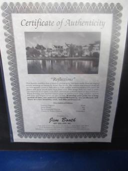 JIM BOOTH PRINT OF CHARLESTON W/ CERTIFICATE OF AUTHENTICITY