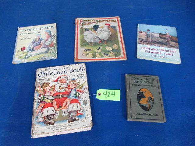 5 VINTAGE CHILDRENS BOOKS