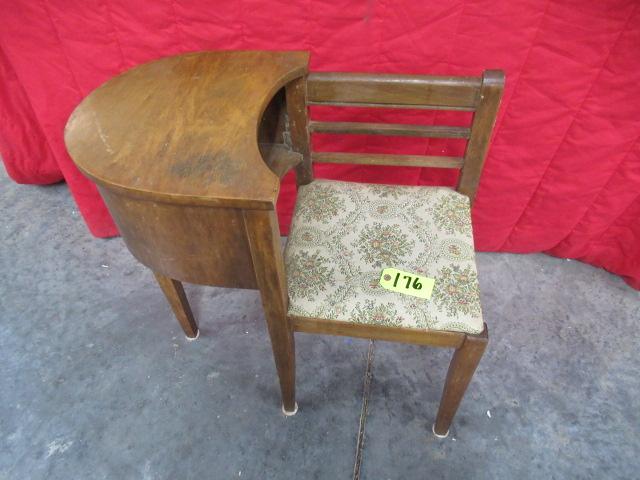 ANTIQUE TELEPHONE TABLE