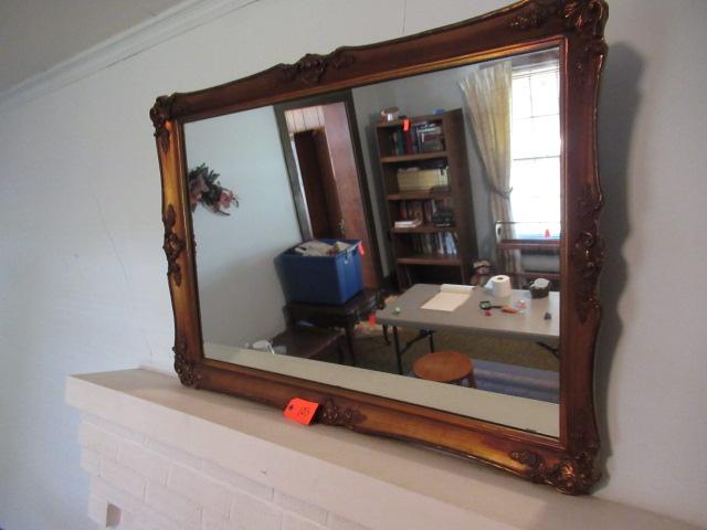 MIRROR OVER  FIREPLACE  41 X 29