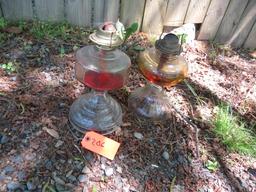 2 OIL LAMPS