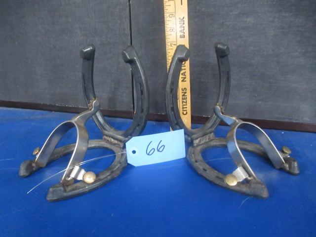 HORSE SHOE BOOKENDS