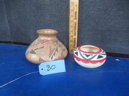 INDIAN POTTERY  2 PCS.