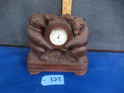 SLIGH BEAR CLOCK BY BOB TIMBERLAKE COLLECTION