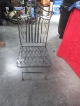 ONE METAL FOLDING CHAIR