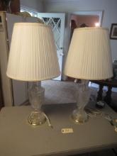 GLASS BOTTOM LAMPS  32 T