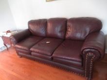 BENCHCRAFT LEATHER SOFA