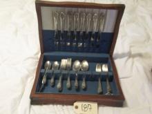 37 PCS. WILLIAM ROGERS FLATWARE IN BOX