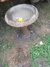 CONCRETE BIRD BATH  23 X 19