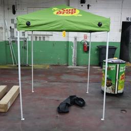 SUNDROP CANOPY TENT W/ SPEAKERS 5 FT X 5 FT X 6 FT. NEW IN BOX