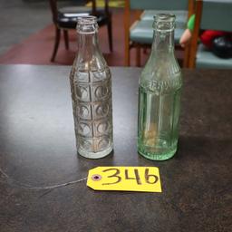 1924 ORANGE CRUSH AND 1920 CHEERWINE BOTTLES