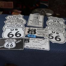 10 METAL SIGNS