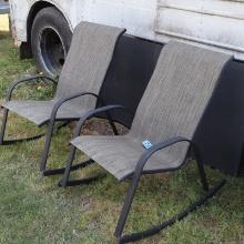 METAL OUTDOOR CHAIRS THAT ROCK