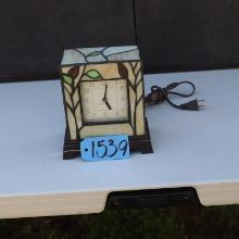 STAINED GLASS CLOCK