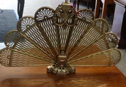 BRASS FIREPLACE SCREEN