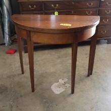 ROUND GAME TABLES MAKES INTO SOFA TABLE