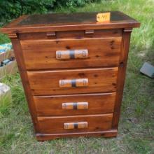 RAWHIDE CHEST OF DRAWERS