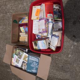3 BOXES OF PAPER BACK BOOKS