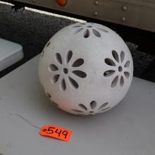CERAMIC GARDEN LIGHT GLOBE 12 T