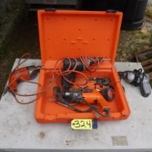 4 POWER DRILLS