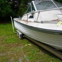 GRADY WHITE BOAT 21 FT. - FLOAT ON TRAILER