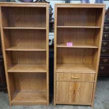 2 bookcases