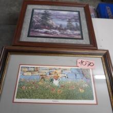 2 FRAMED PRINTS