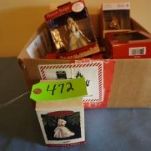 10 BARBIE ORNAMENTS