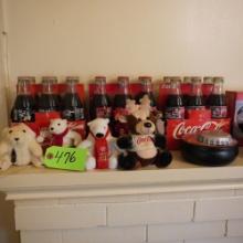 COKE ITEMS ON MANTLE