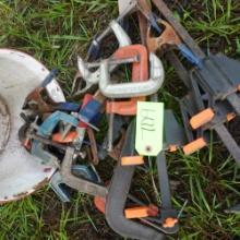BUCKET OF CLAMPS