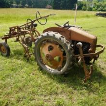 ALLIS CHALMERS TRACTOR W/ CULTIVATOR COMPLETE