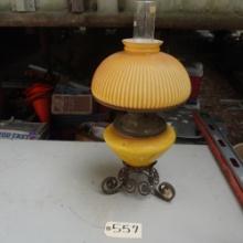 22 " OIL LAMP W. SHADE