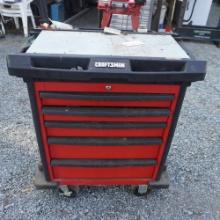 CRAFTSMAN TOOLBOX W/ MIS. TOOLS