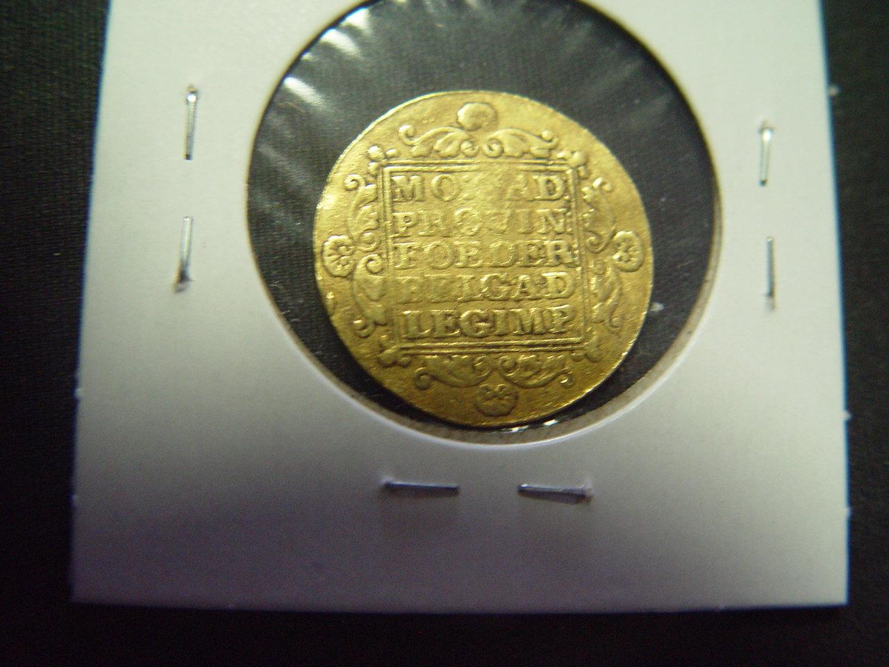 1807 Gold Netherlands Ducat- Coin is wavy (bent)