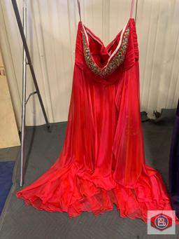 Evening gowns. Asst. brands.