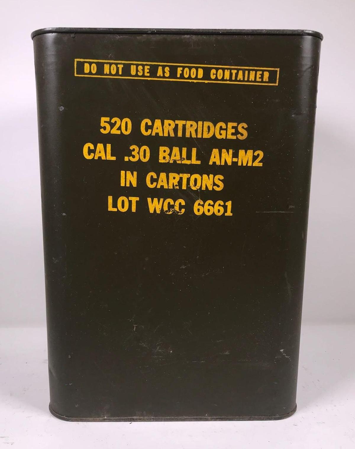 520 RDS .30 Caliber M2 (Original WWII) Ammunition