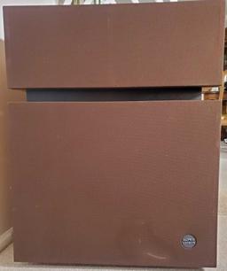Pair of Alteck Model 19 Lansing Speakers with Manual. (LPO)