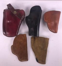 (5) Leather Right Handed Holsters