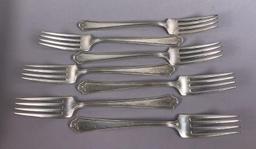 (7) Sterling Dinner Forks