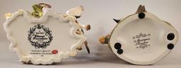 (2) Homeco "Scissortail Flycatcher" Porcelain Figurines (LPO)