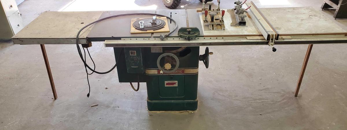 Powermatic Table Saw with Side Extensions