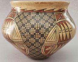 Hand-painted Ceramic Vessel Pot (LPO)