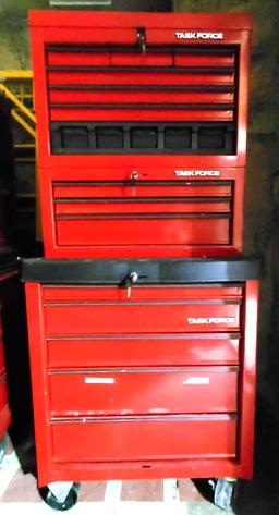 Task Force 5-Drawer Tool Chest w/Riser & Top box (LPO)