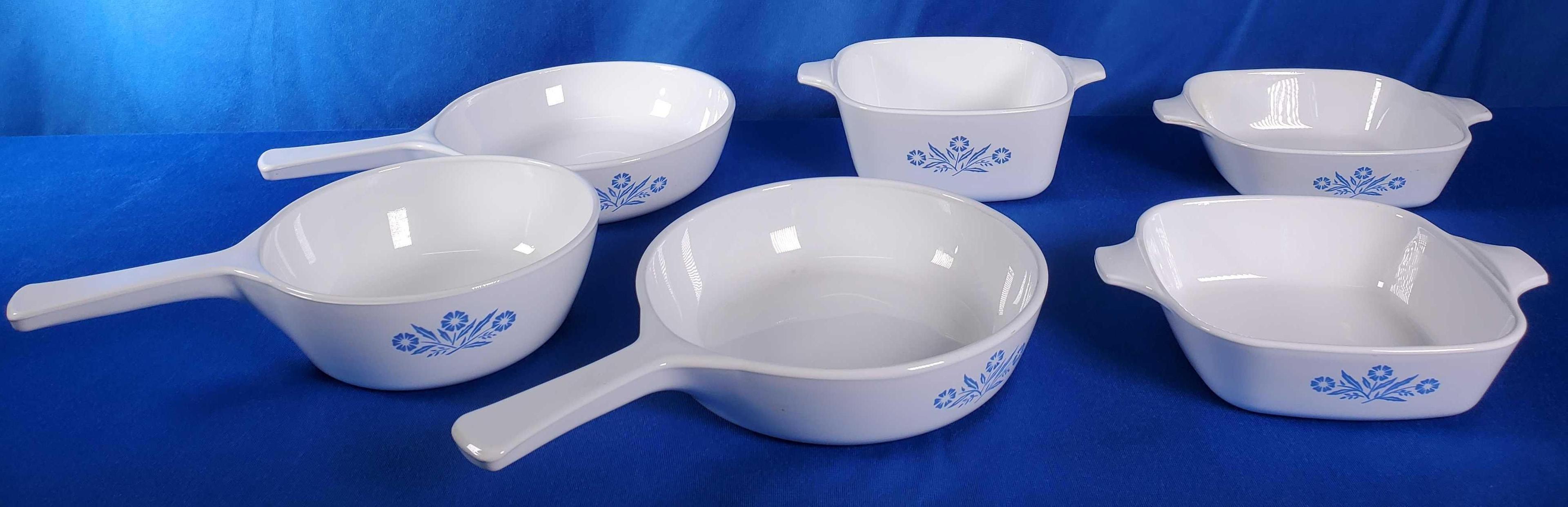 (6) Vintage Corning Ware Baking Dishes (LPO