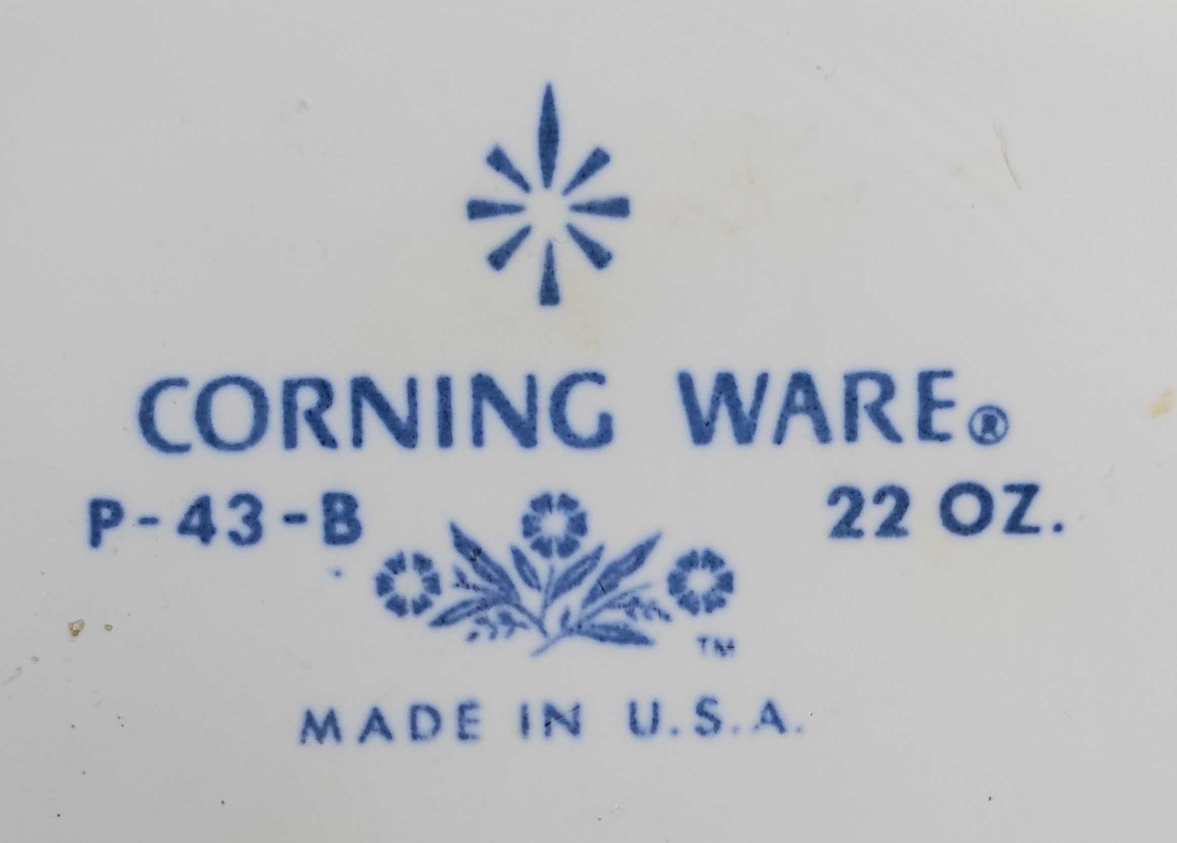 (6) Vintage Corning Ware Baking Dishes (LPO