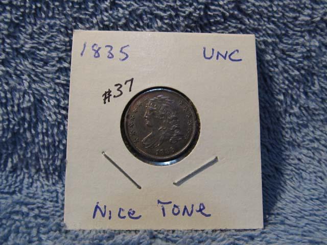 1835 BUST DIME UNC