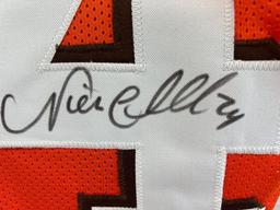 Nick Chubb signed Browns jersey, Beckett cert