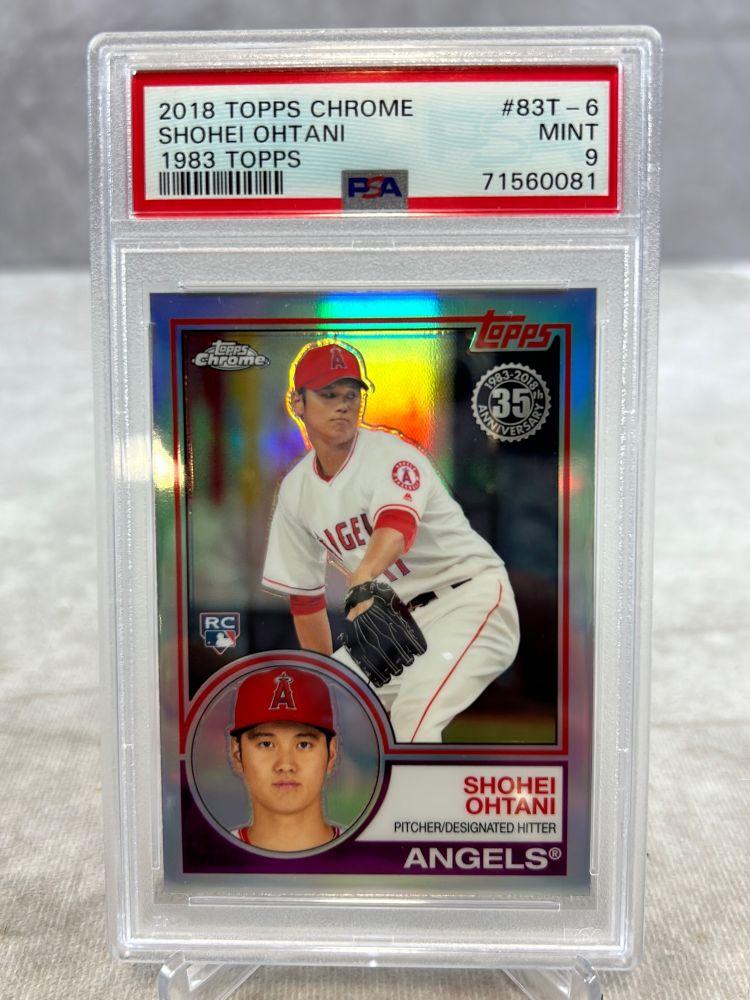 Shehei Ohtani, 2018 Topps Chrome, PSA 9