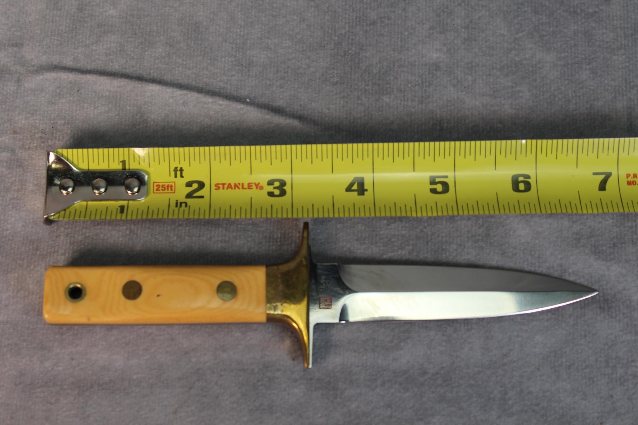 Al Mar Honeywood handle Hattori dagger Fang 1