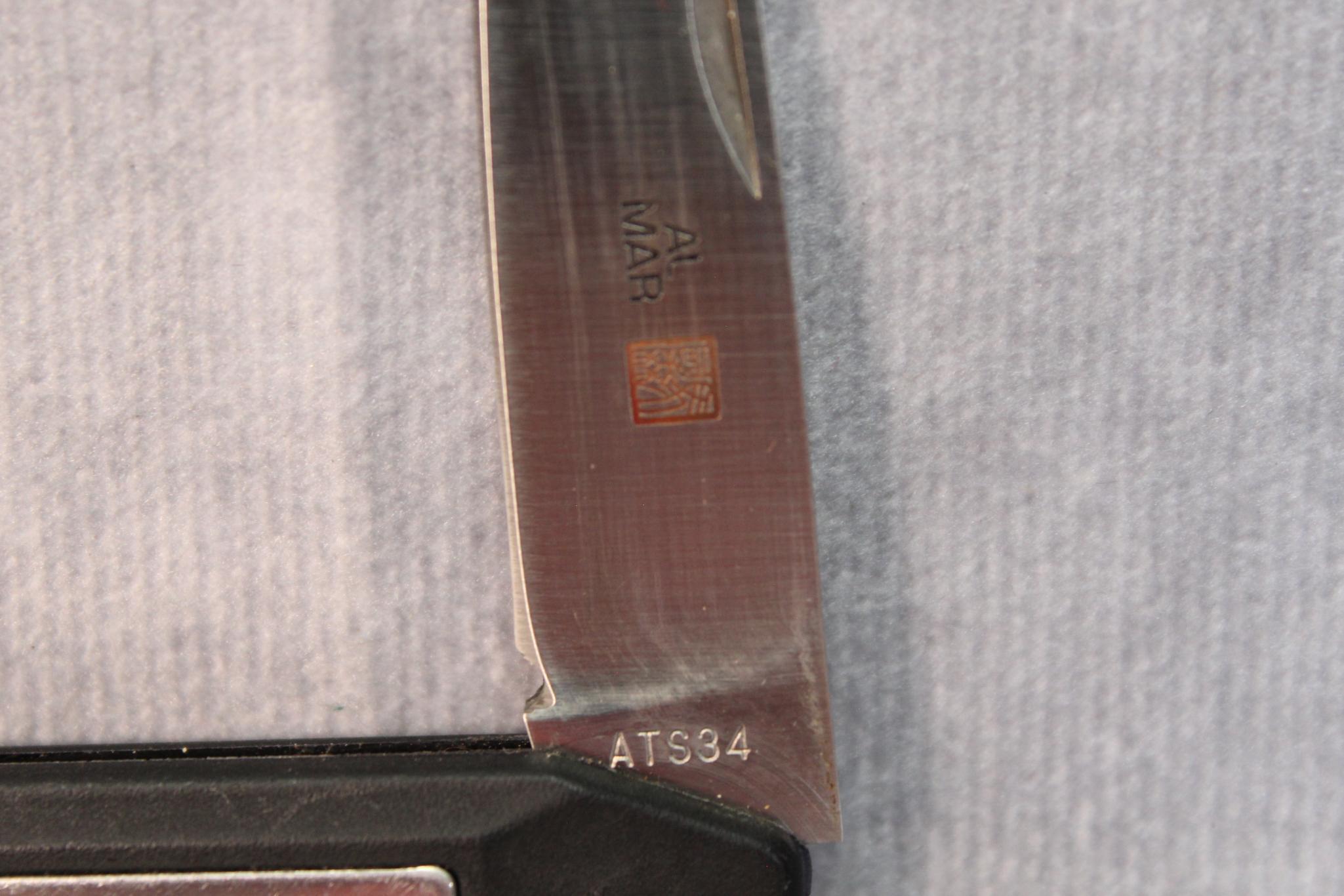 Al Mar, ATS34, Mini lock back x 2 knives
